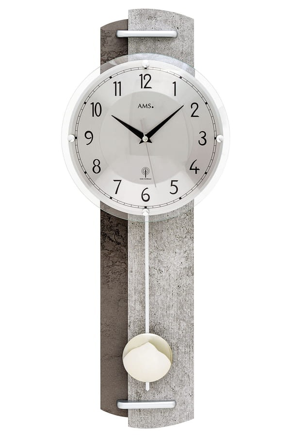 Wandklok met slinger 5331