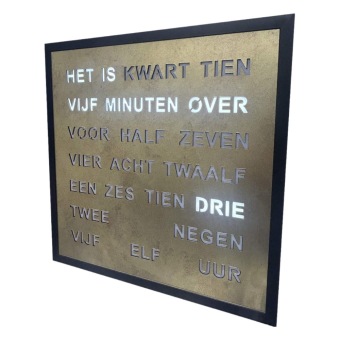 Woordklok Nederlands 1271NL