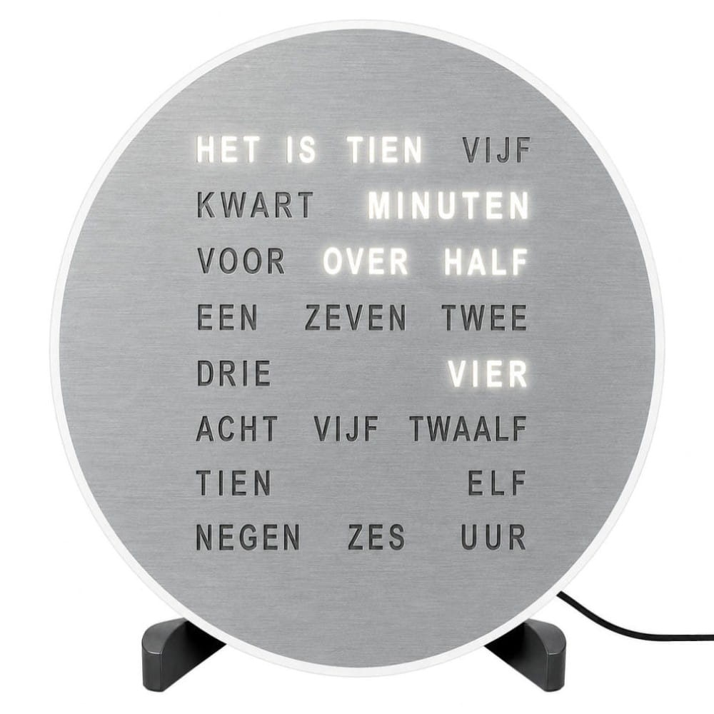 Woordklok Nederlands 1295NL