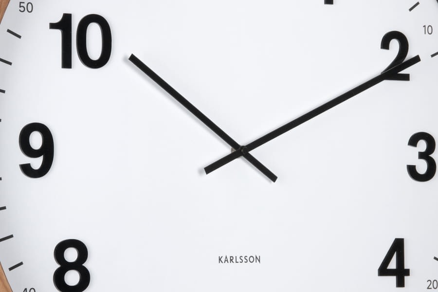 Grote wandklok KA6109DW