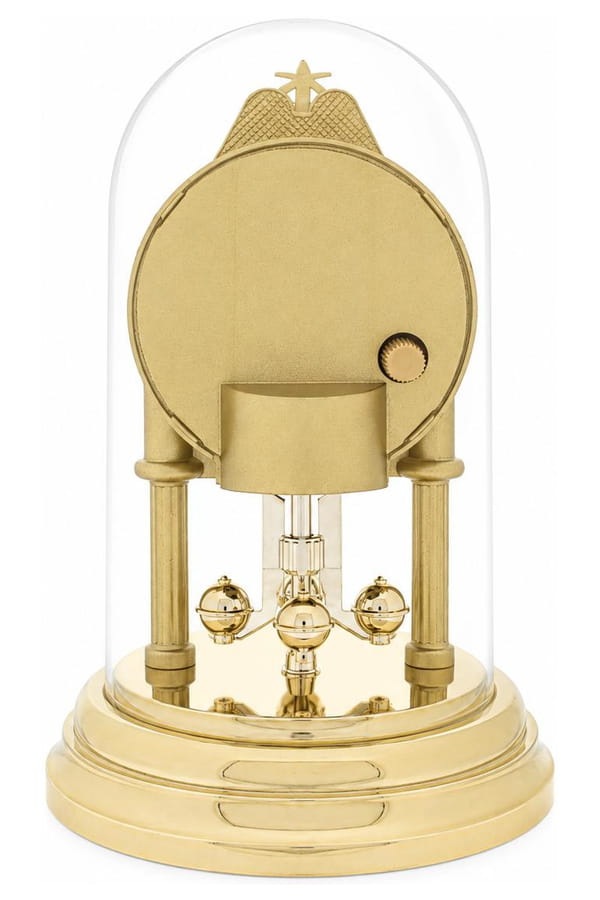 Mini jaarpendule stolpklok 0933-10