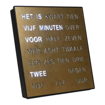 Woordklok Nederlands 1241NL