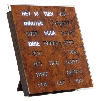 Woordklok Nederlands 1240NL