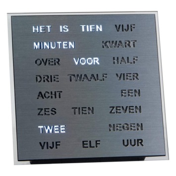 Woordklok Nederlands 1242NL