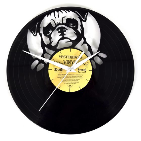 Lp vinyl klok met hond 601-3234